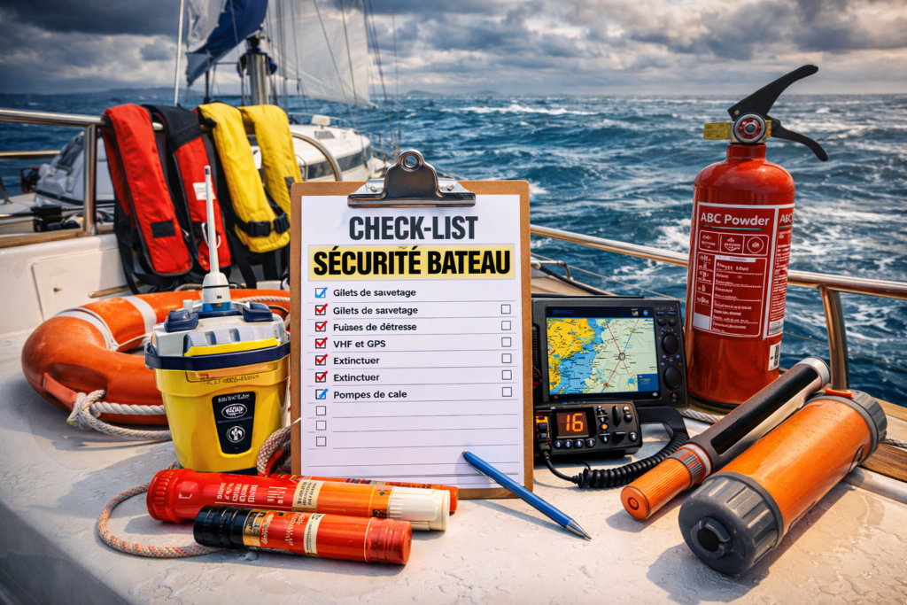 Check-list sécurité bateau sailhorn