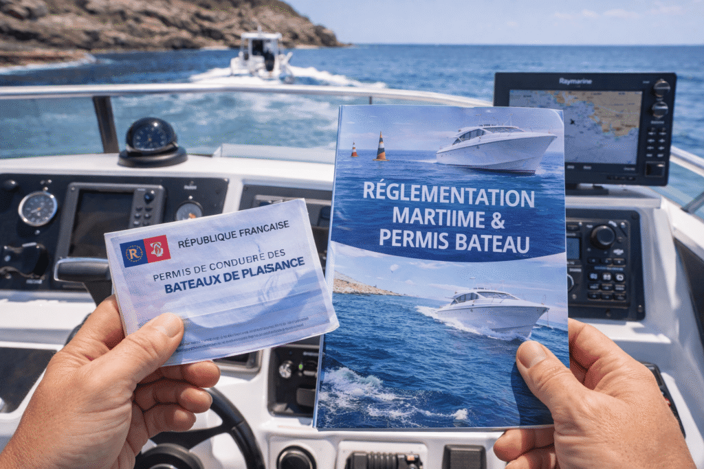 Permis bateau côtier. 