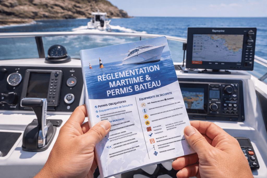 Permis bateau hauturier. 