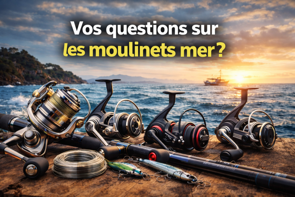 Vos questions sur les moulinets mer