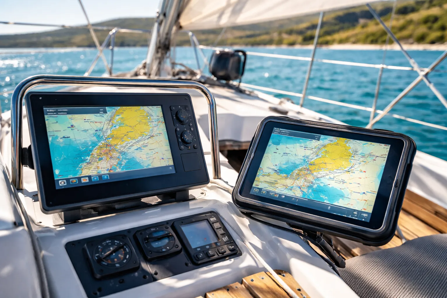Navigation moderne en mer