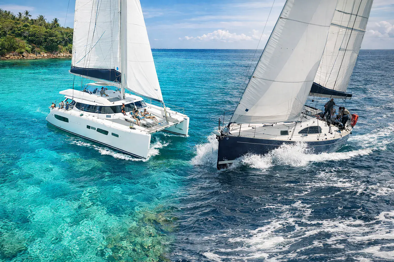 Monocoque vs catamaran